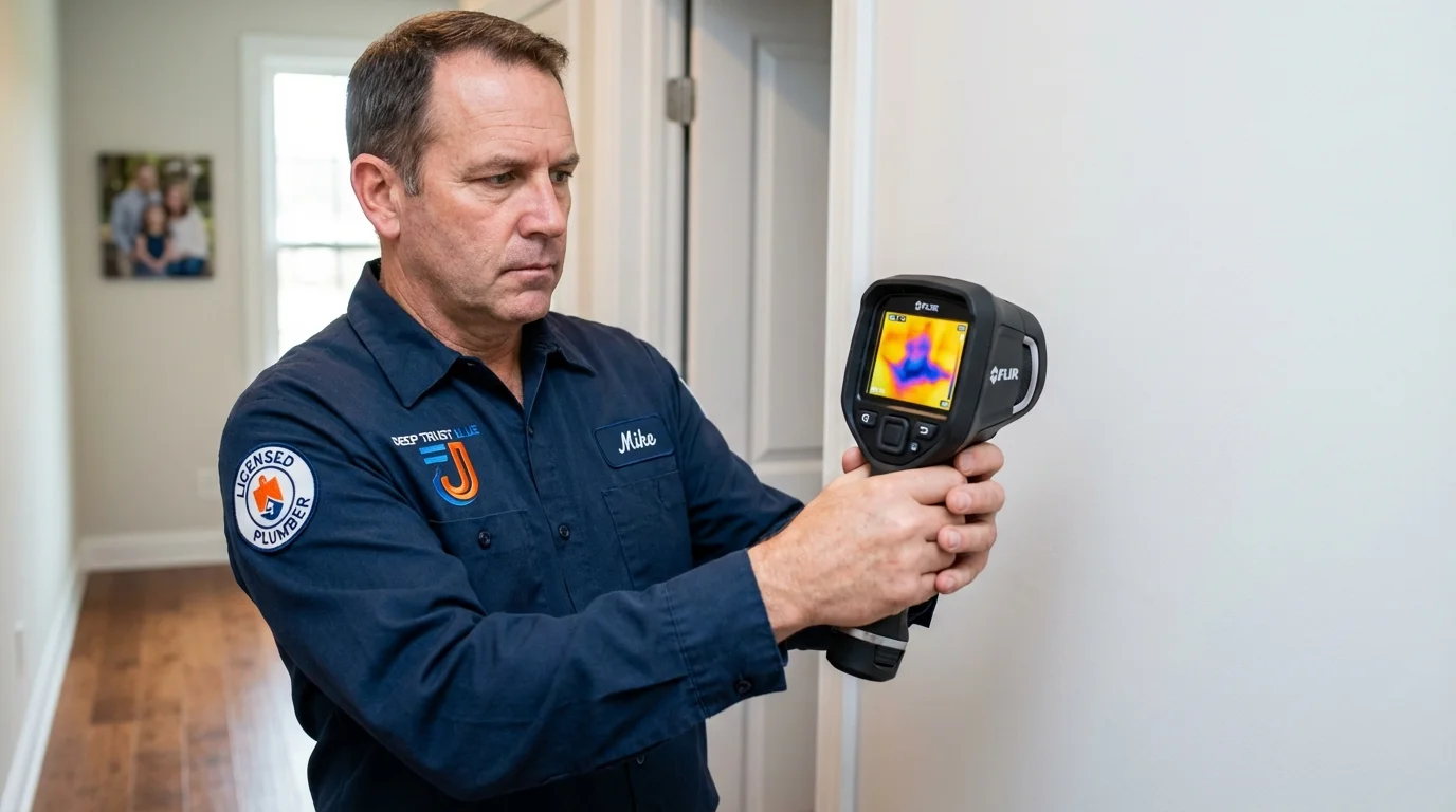 Thermal imaging leak detection by Johns Plumbing LLC in Beaver Dam